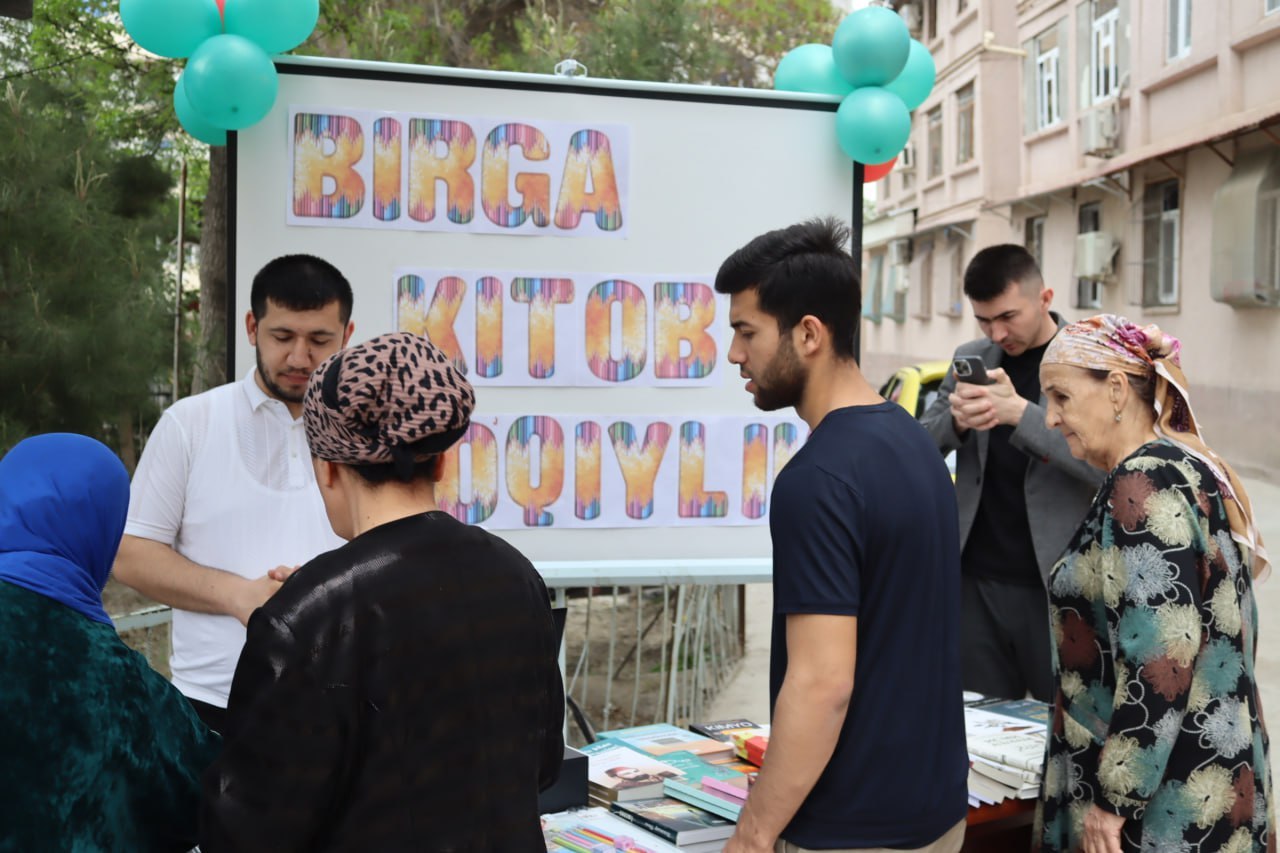 📚 "Birga kitob o‘qiylik!" – Buxoroda kitob aksiyasi