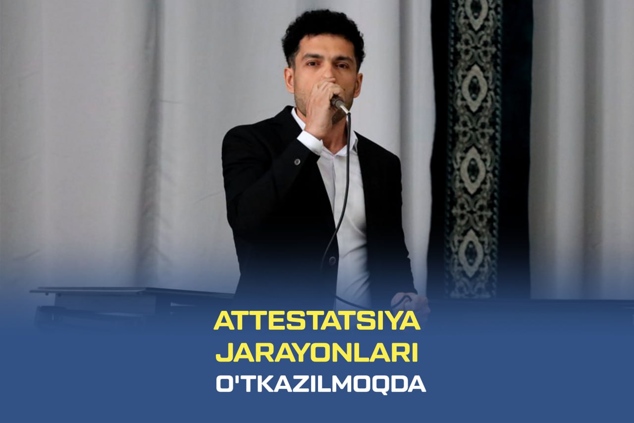Buxoro viloyatida pedagog kadrlar attestatsiyasi