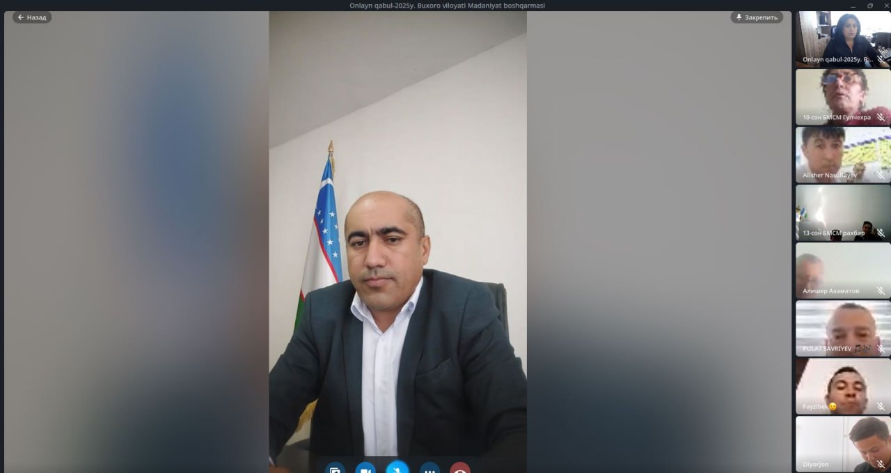 📢 Madaniyat sohasida ochiqlik va muloqot — ustuvor yo‘nalish!