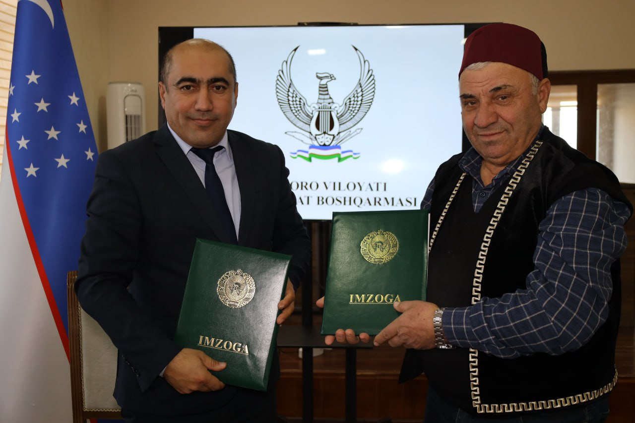 Buxoro viloyatida milliy madaniy markazlar bilan hamkorlik memorandumlari imzolandi